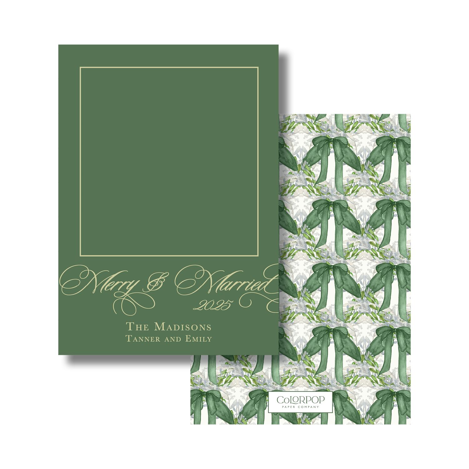 Merry &amp; Married Christmas Cards