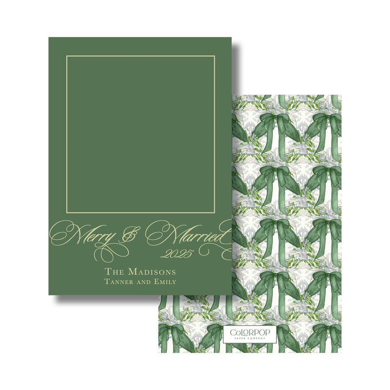 Merry &amp; Married Christmas Cards