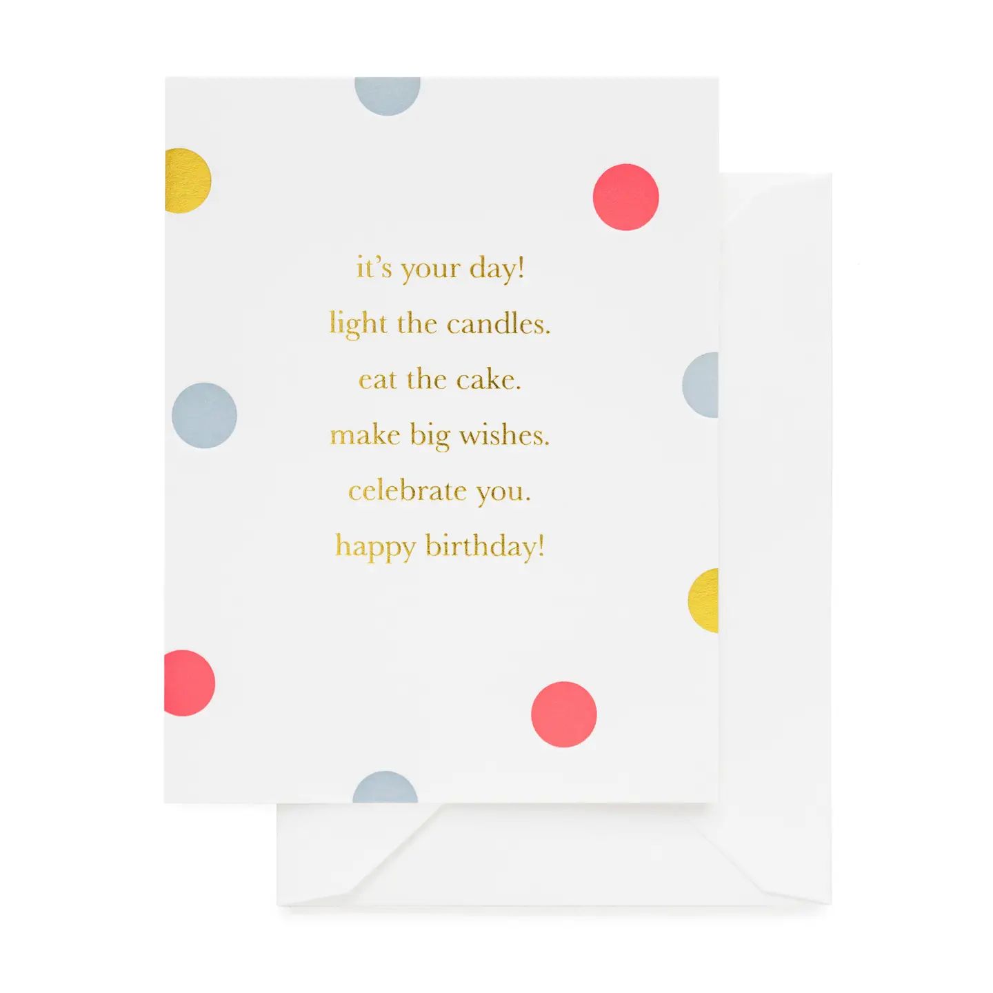 Polka Dot Birthday Greeting Card