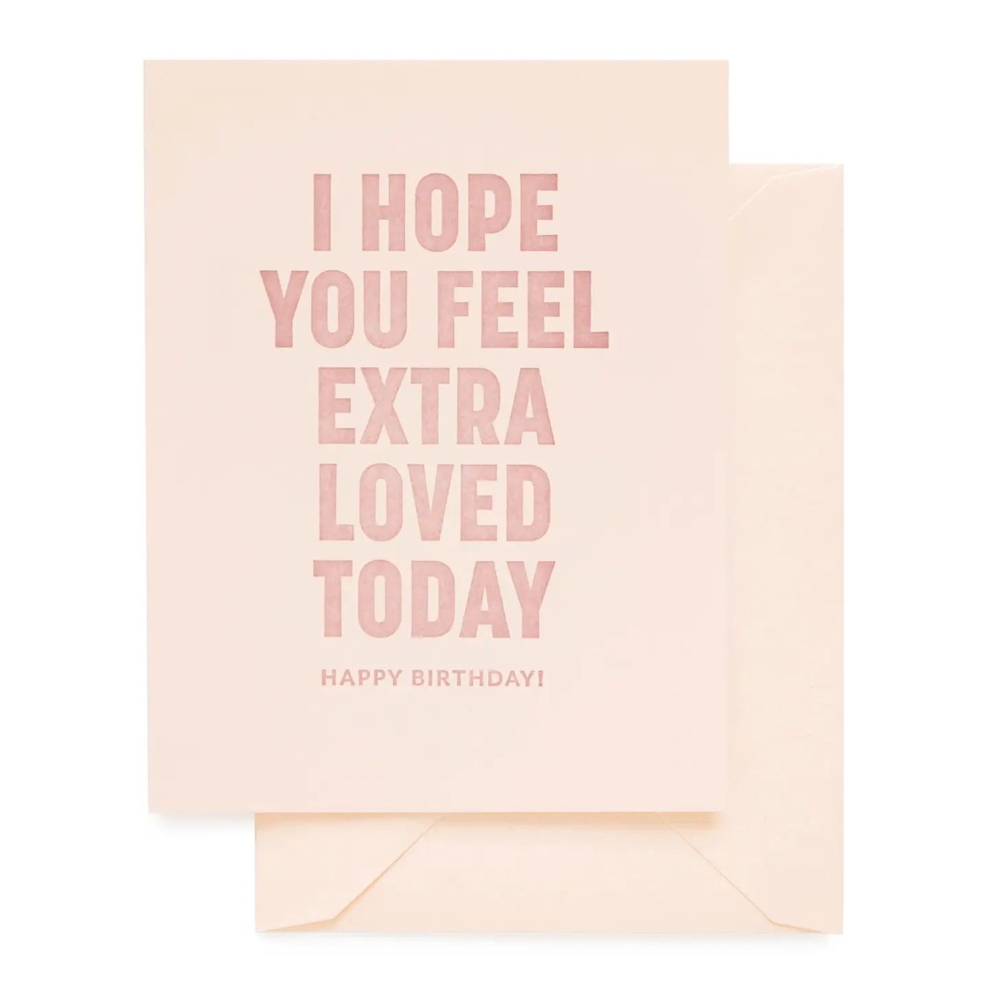 Extra Loved Greeting Card