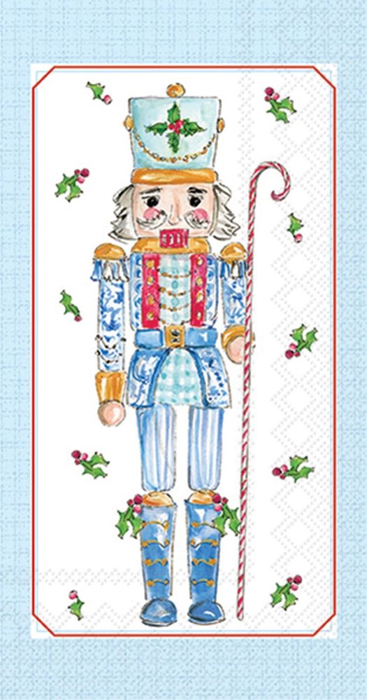 Blue Nutcracker Guest Towels