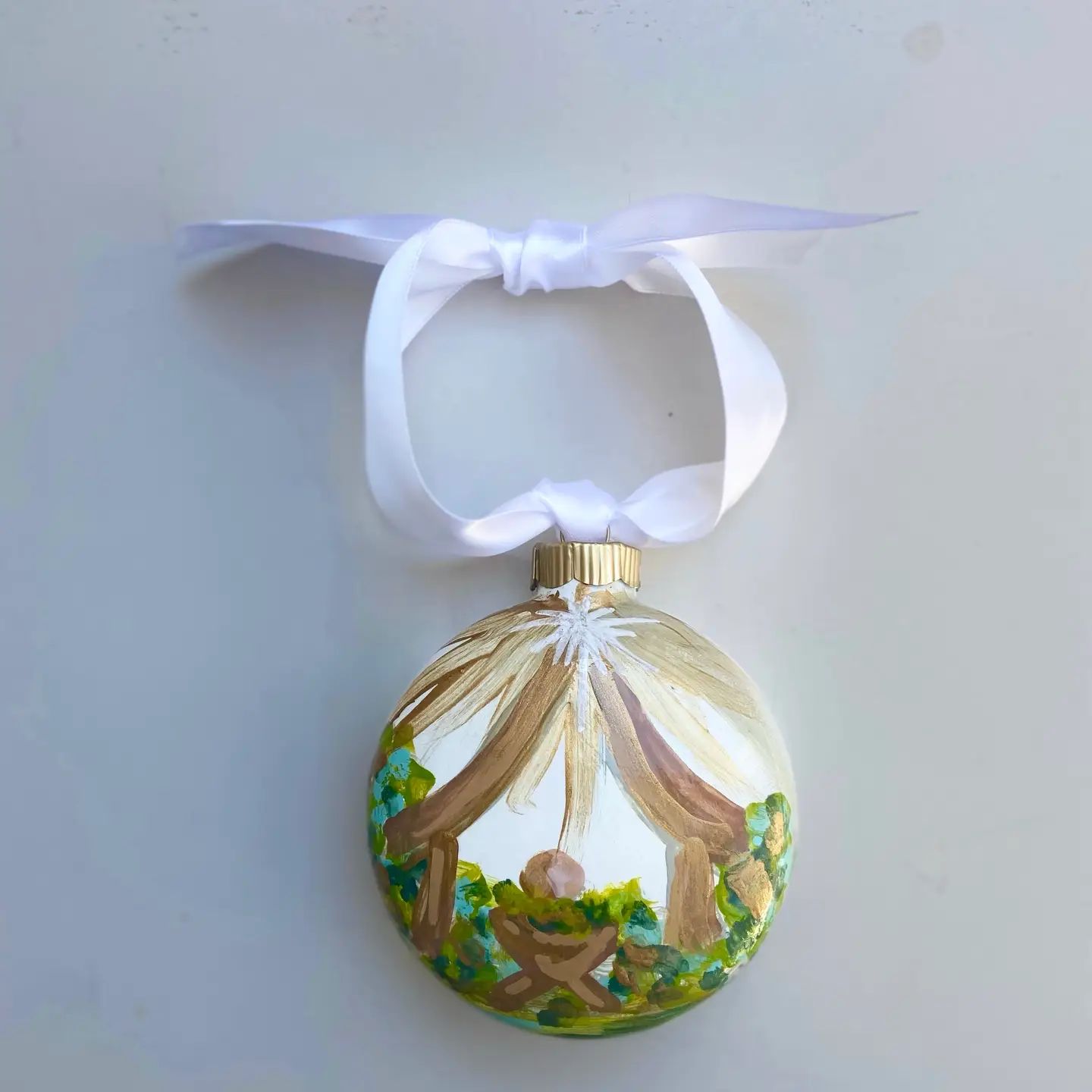 Baby Jesus Disc Ornament