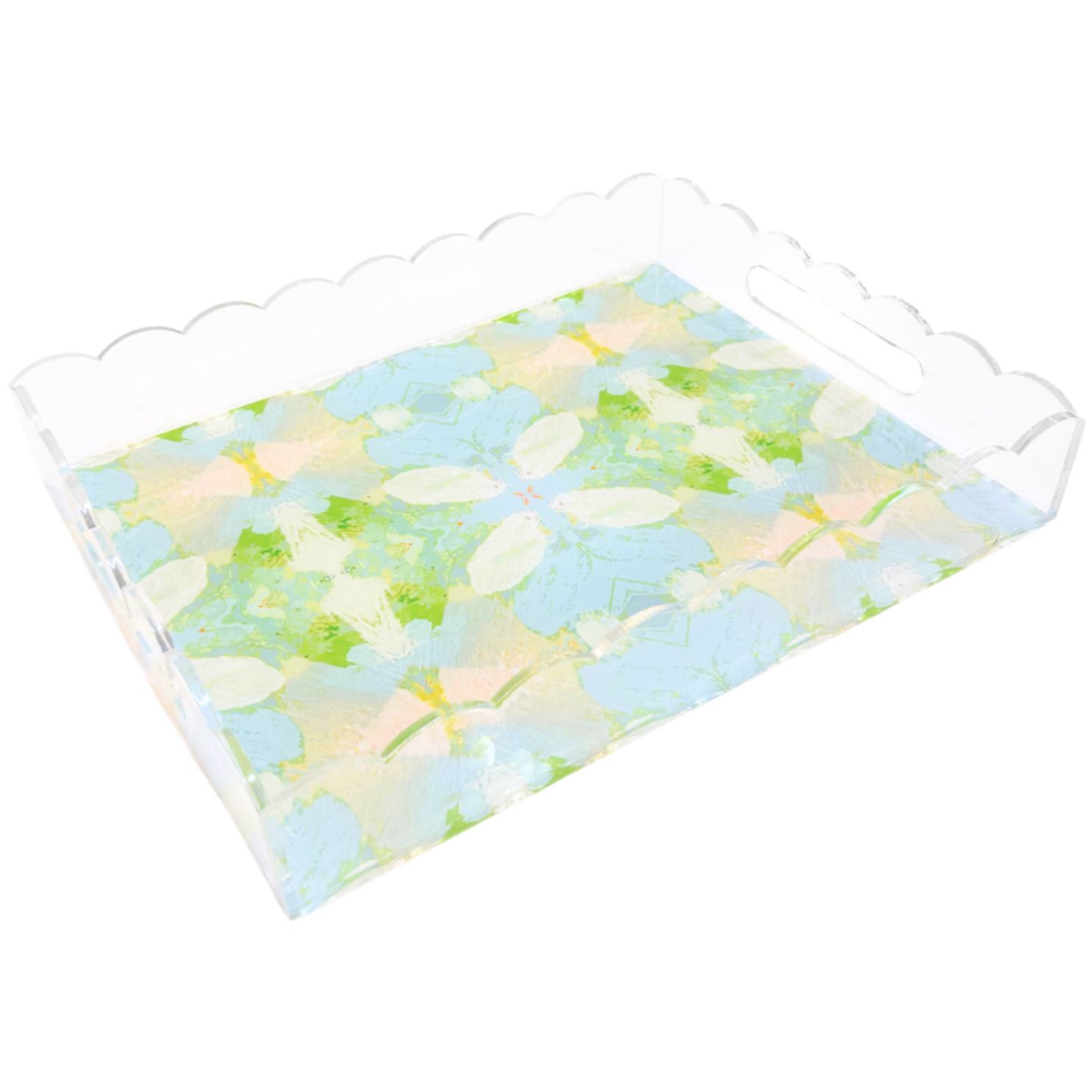 Elephant Falls Scalloped Tray - Large