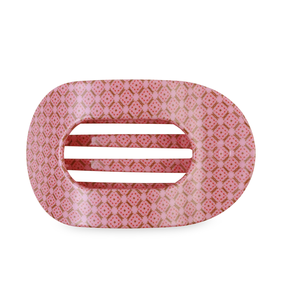 Large Flat Hair Clip - Berry Cozy