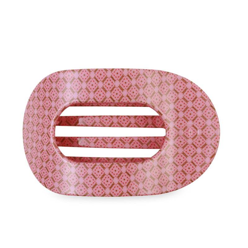 Large Flat Hair Clip - Berry Cozy