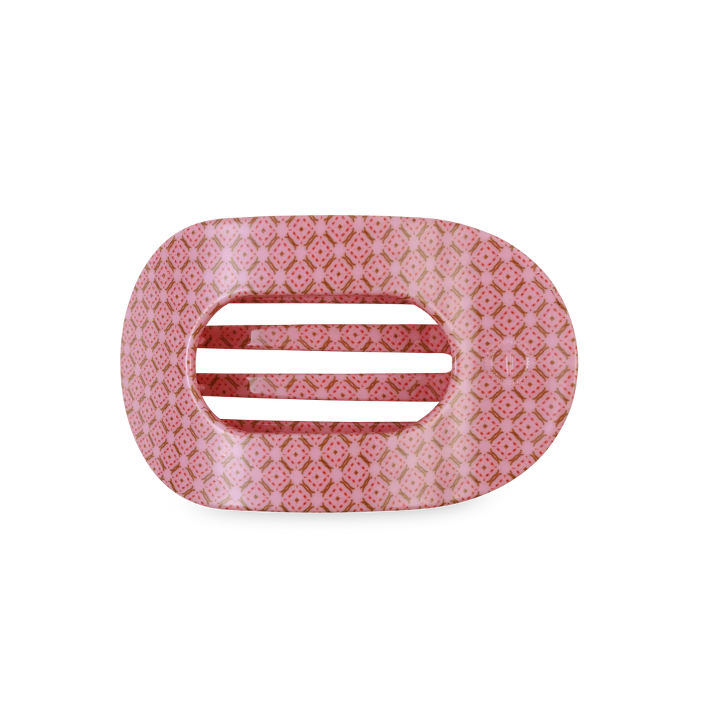 Small Flat Hair Clip - Berry Cozy