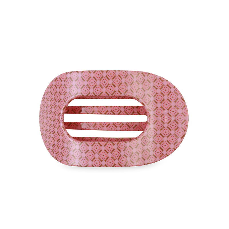 Small Flat Hair Clip - Berry Cozy