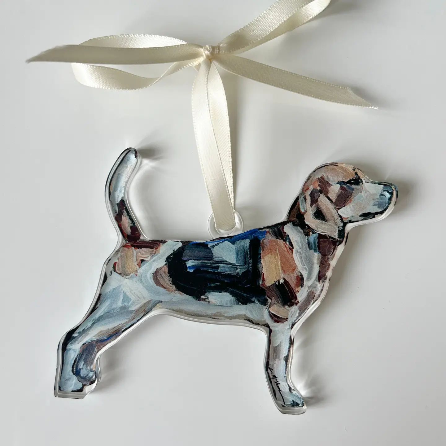 Beagle Acrylic Ornament