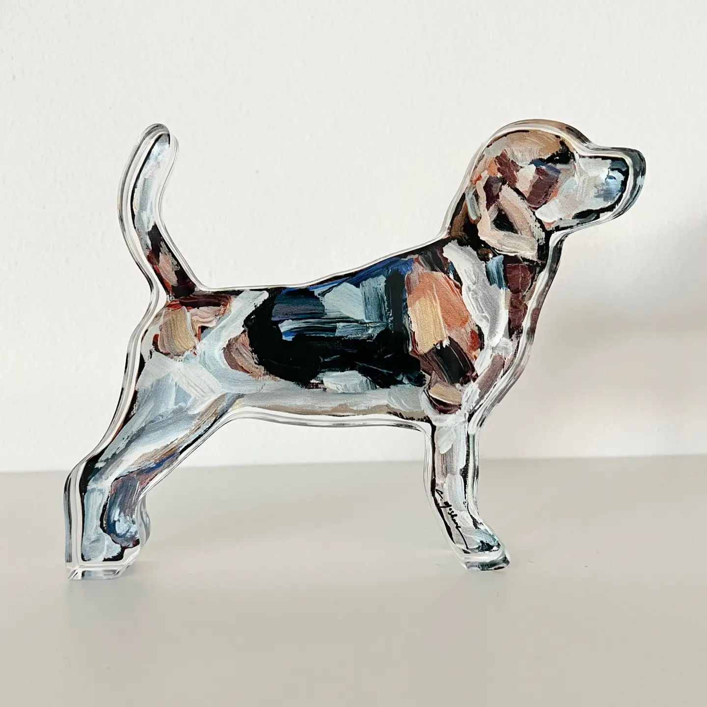 Beagle Acrylic Shelfie
