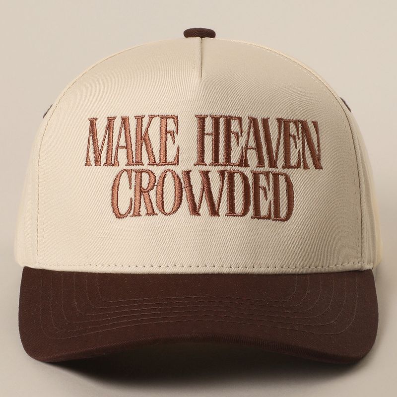 Make Heaven Crowded Hat - Brown