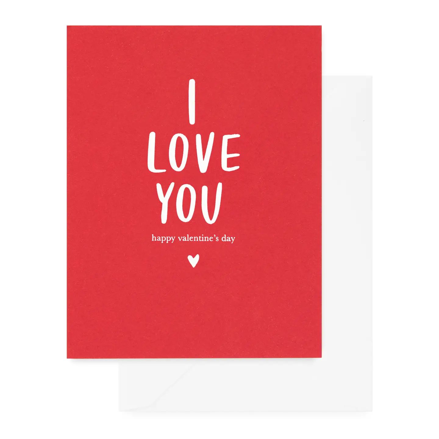 I Love You Valentine's Card