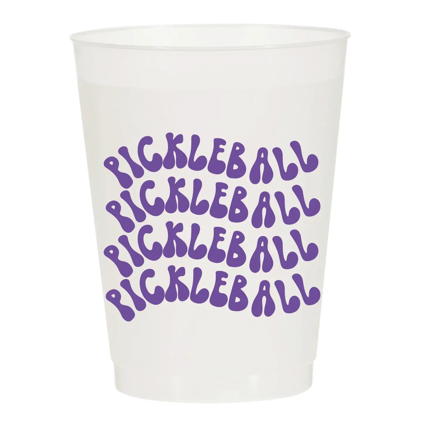 Pickleball Frosted Cups