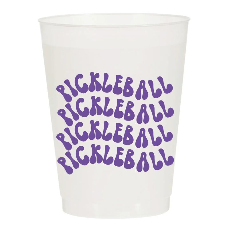 Pickleball Frosted Cups