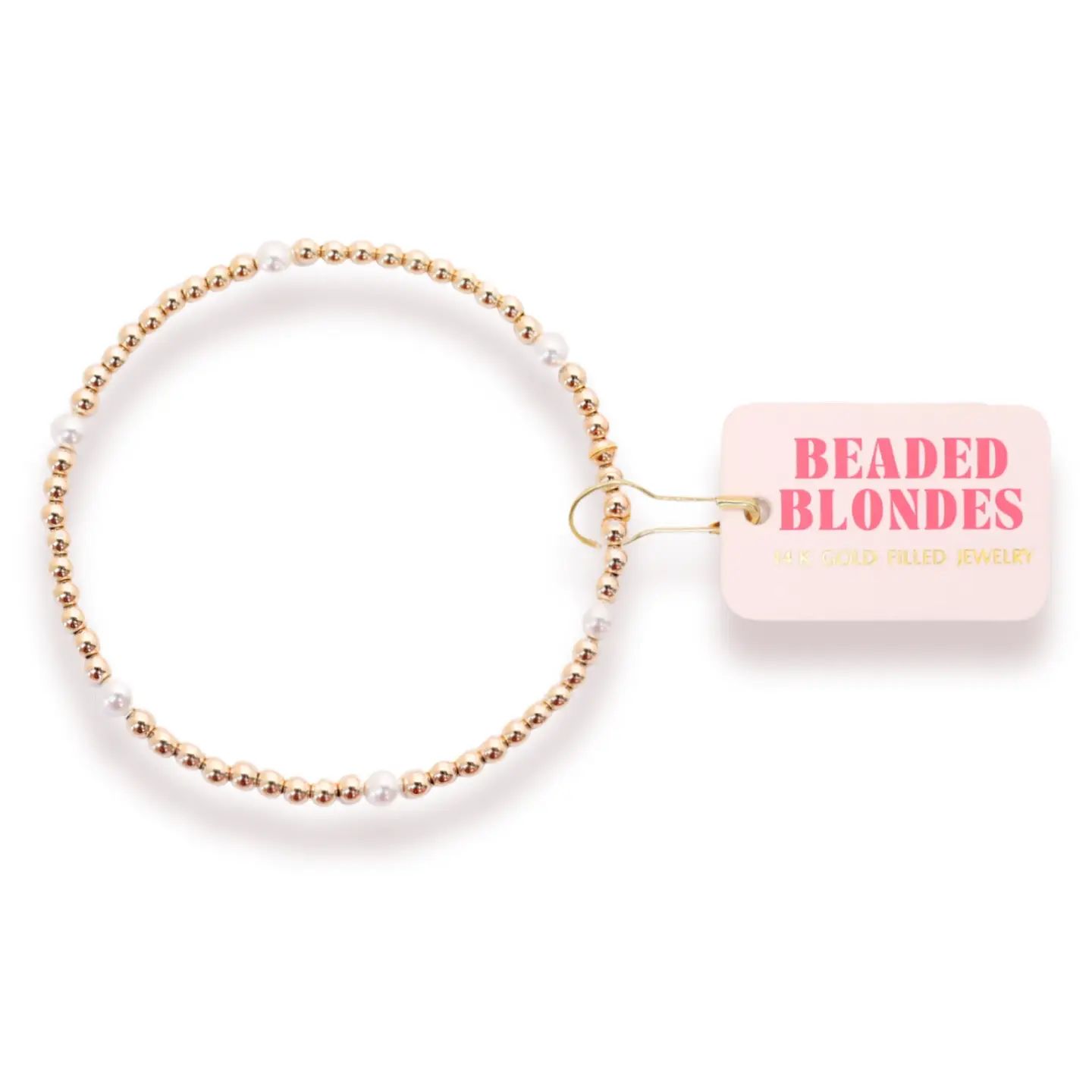 Madi Beaded Bracelet - Gold