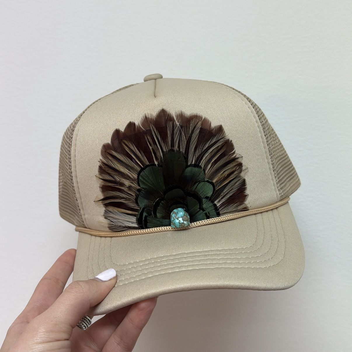 Feather Hat - Iridescent
