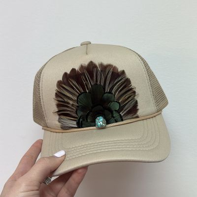 Feather Hat - Iridescent