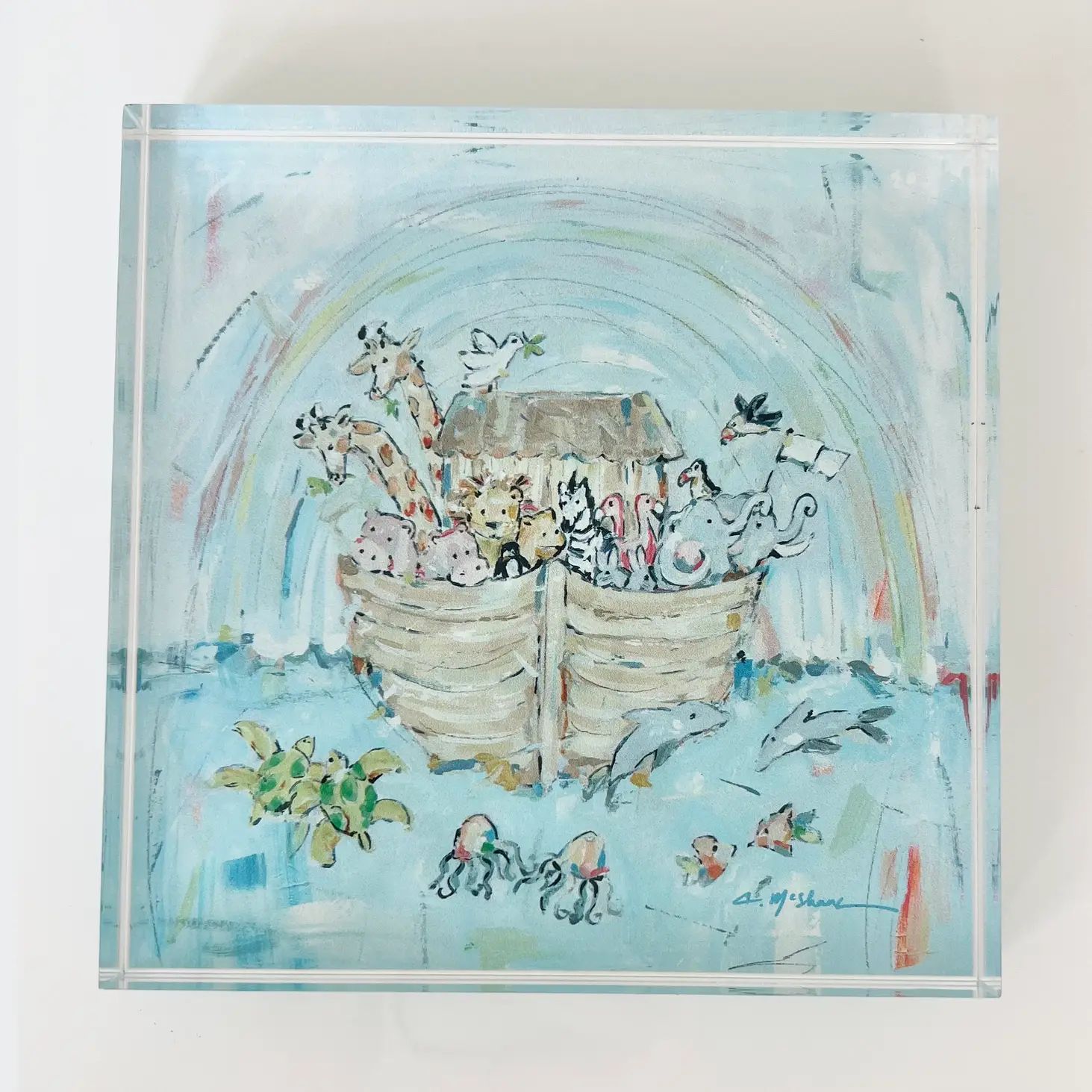 Noah's Ark Acrylic Shelfie