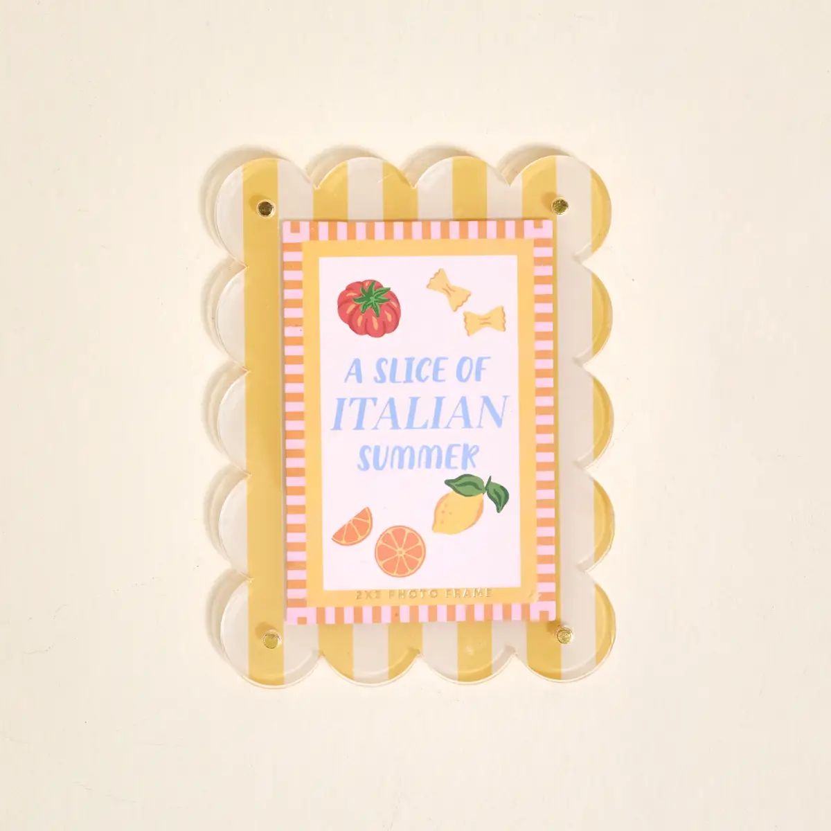 Mini Acrylic Frame Magnet - Limoncello