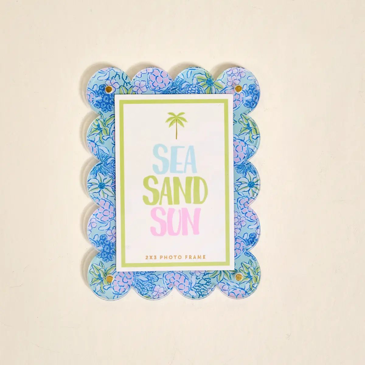 Mini Acrylic Frame Magnet - Coastal Cove