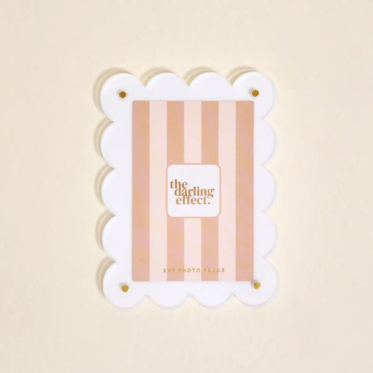 Mini Acrylic Frame Magnet - White