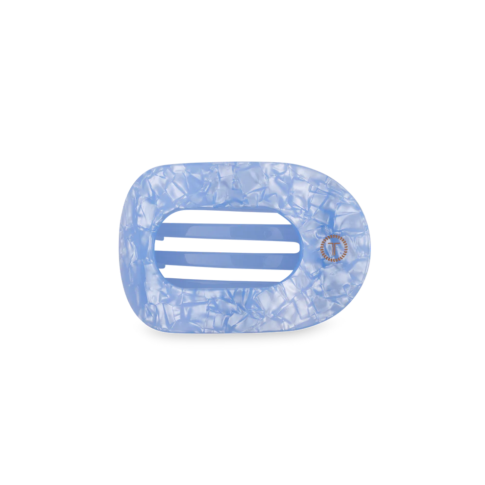 Small Flat Hair Clip - Blue Lagoon