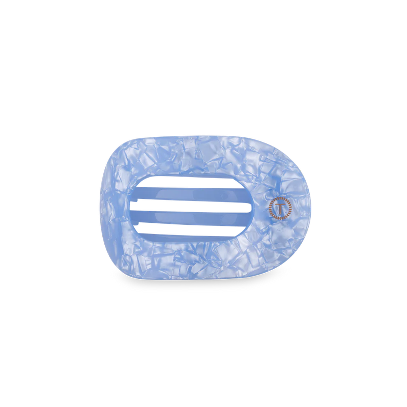Small Flat Hair Clip - Blue Lagoon