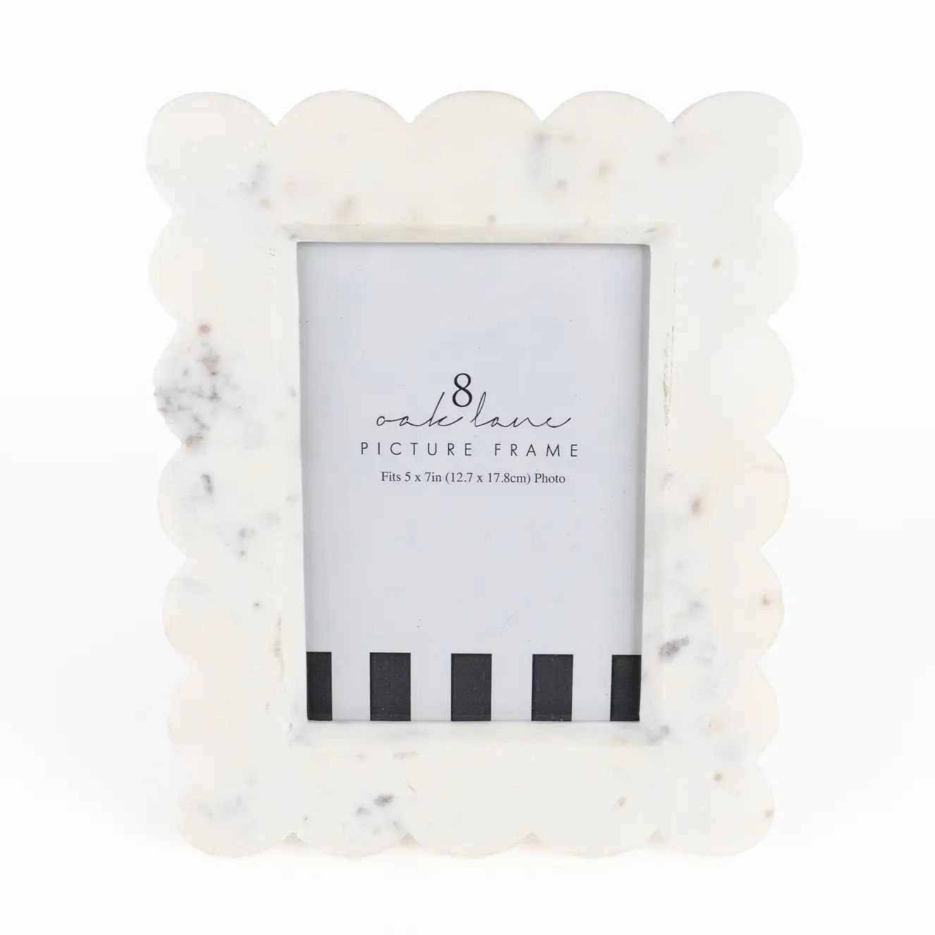 White Marble Frame - 5x7