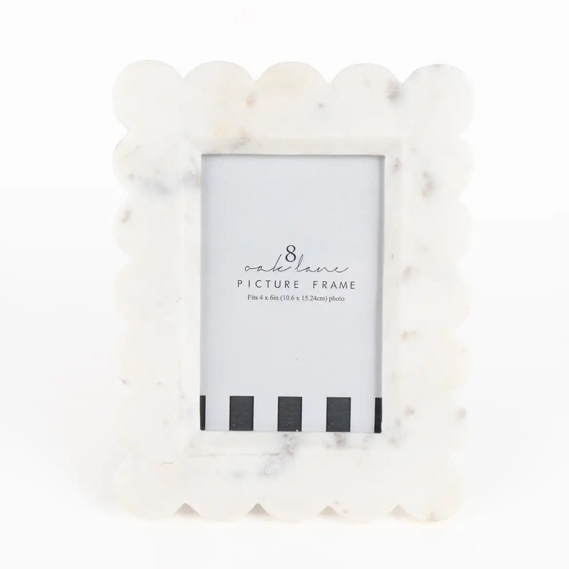 White Marble Frame - 4x6