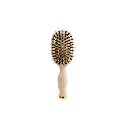 Mini Boar Bristle Brush - Tan