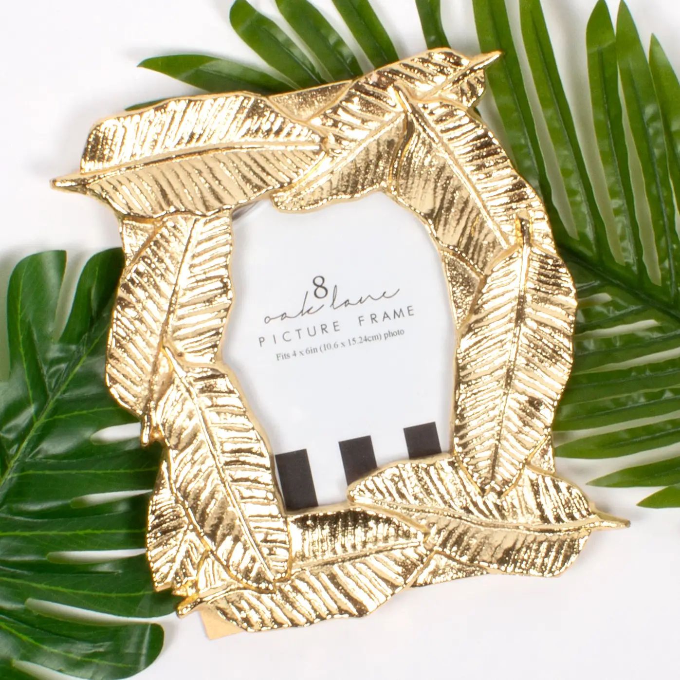 Gold Banana Leaf Frame
