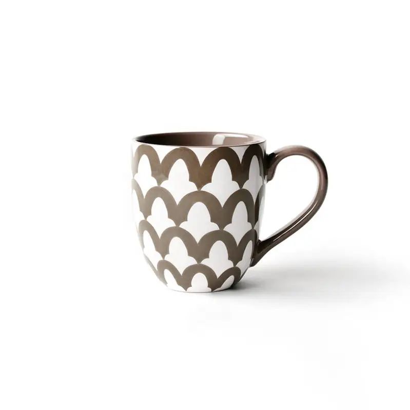 Brown Arabesque Mug