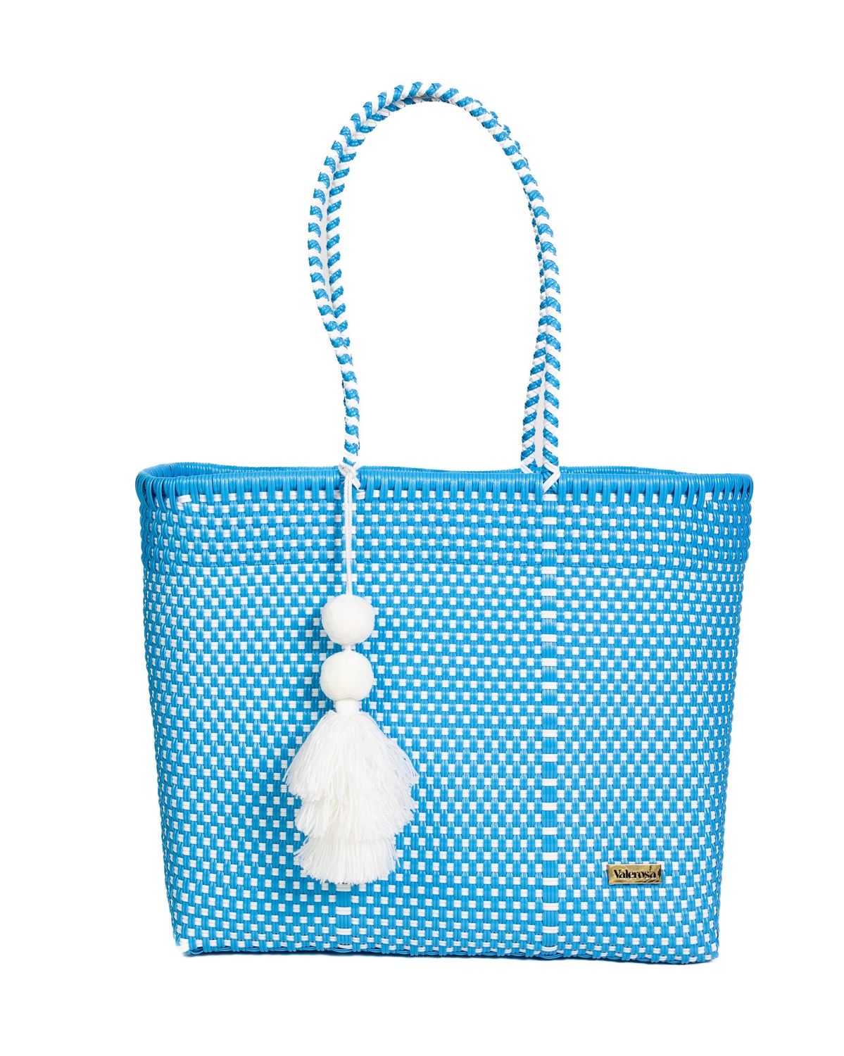 Blue and White Playera Bag