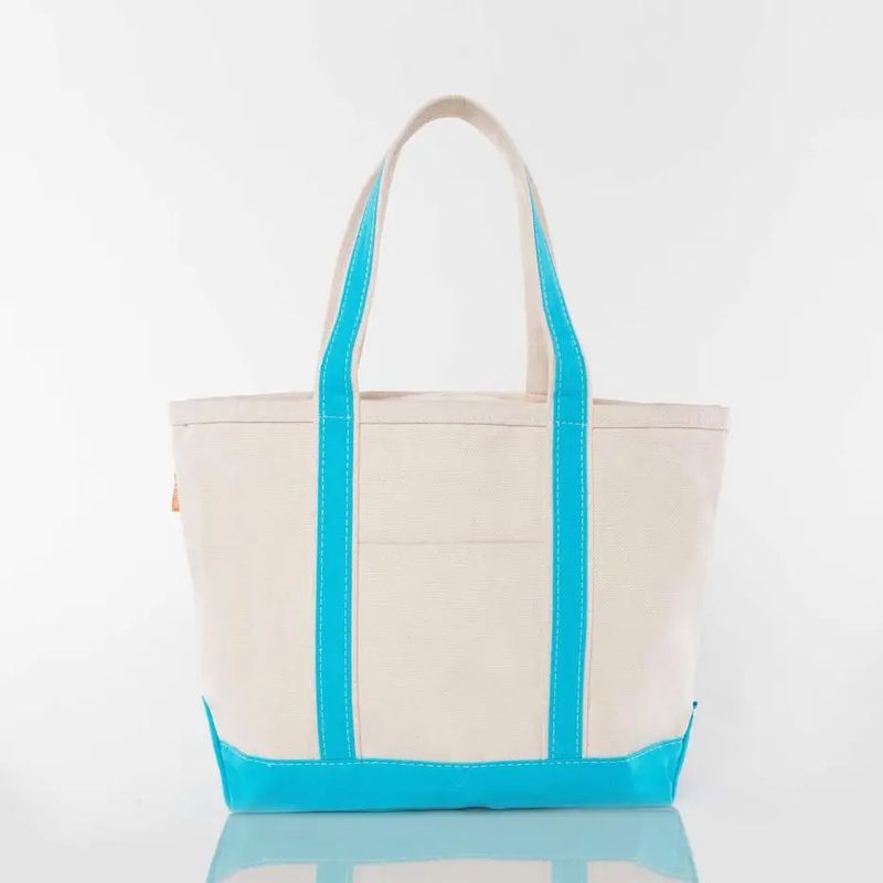 Medium Classic Tote - Turquoise