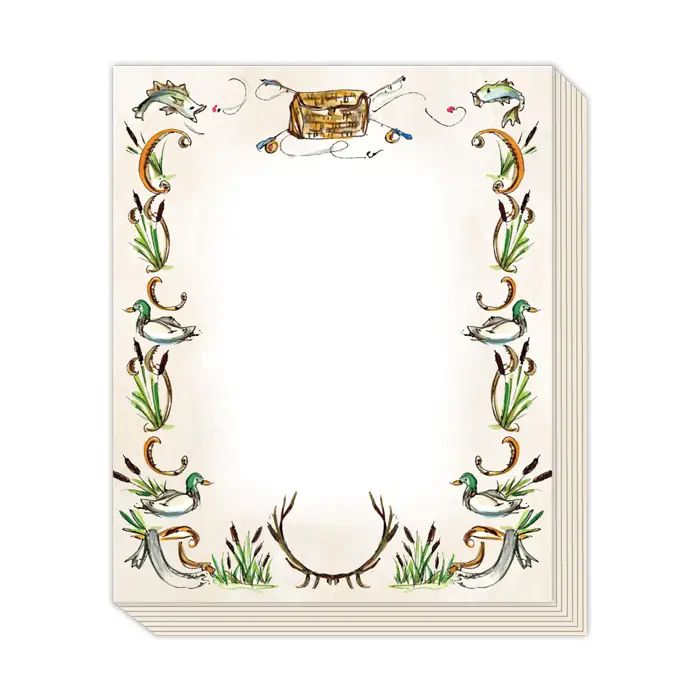 Hunting and Fishing Notepad