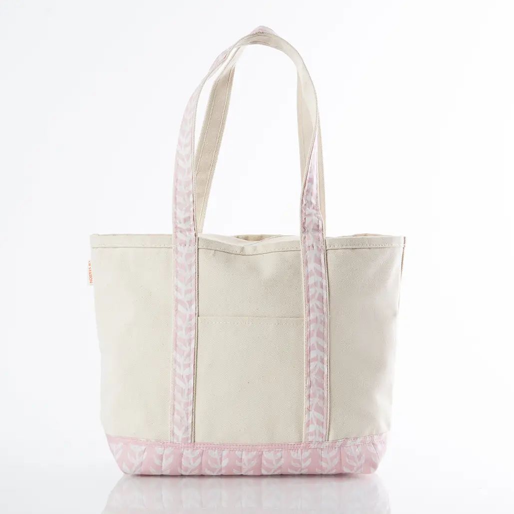 Pink Print Classic Tote - Medium