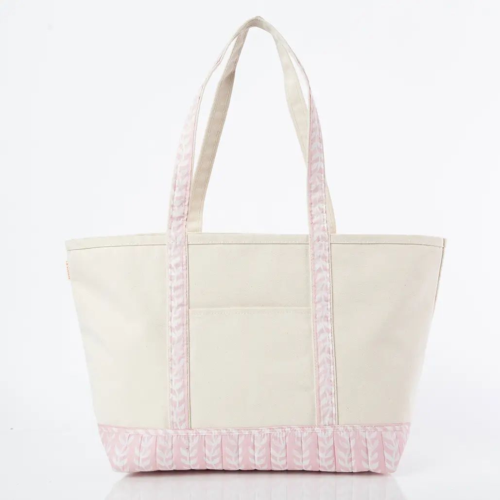 Pink Print Classic Tote - Large