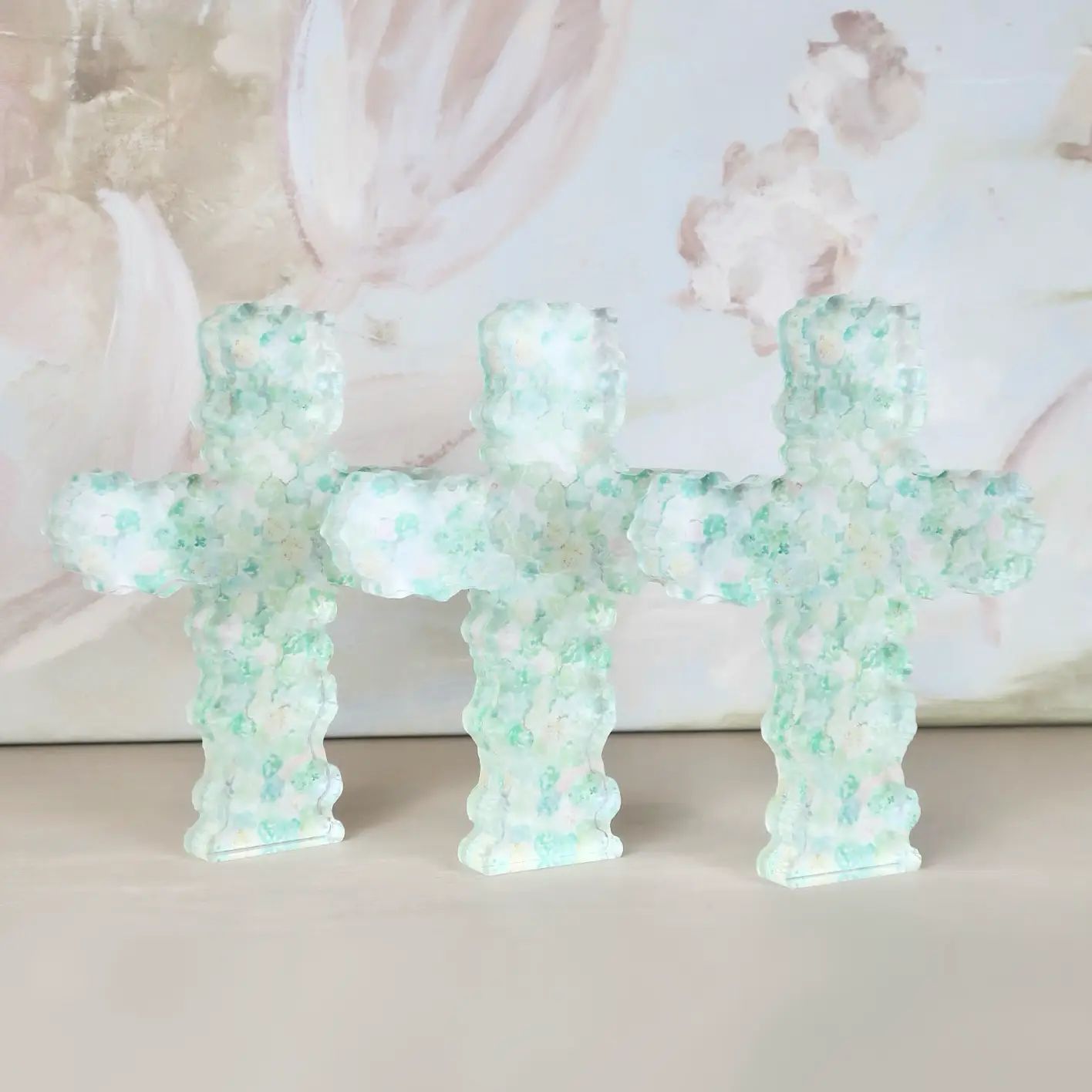 Acrylic Cross Art Block