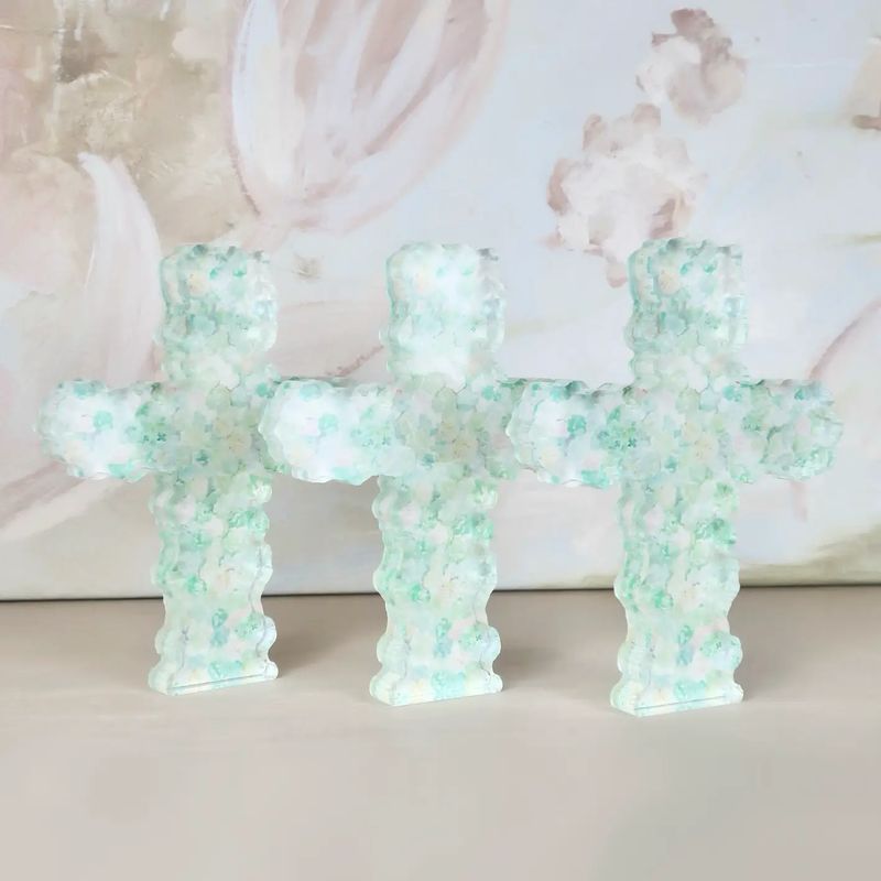 Acrylic Cross Art Block