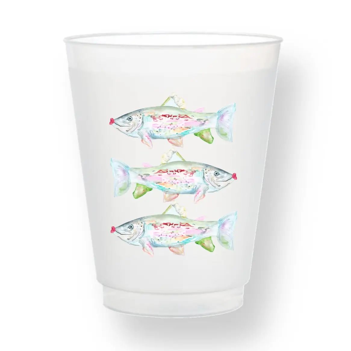 Kissy Fish Frosted Cups