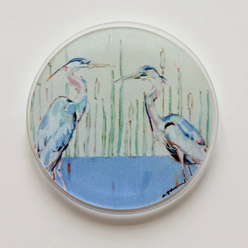 Blue Heron Acrylic Magnet