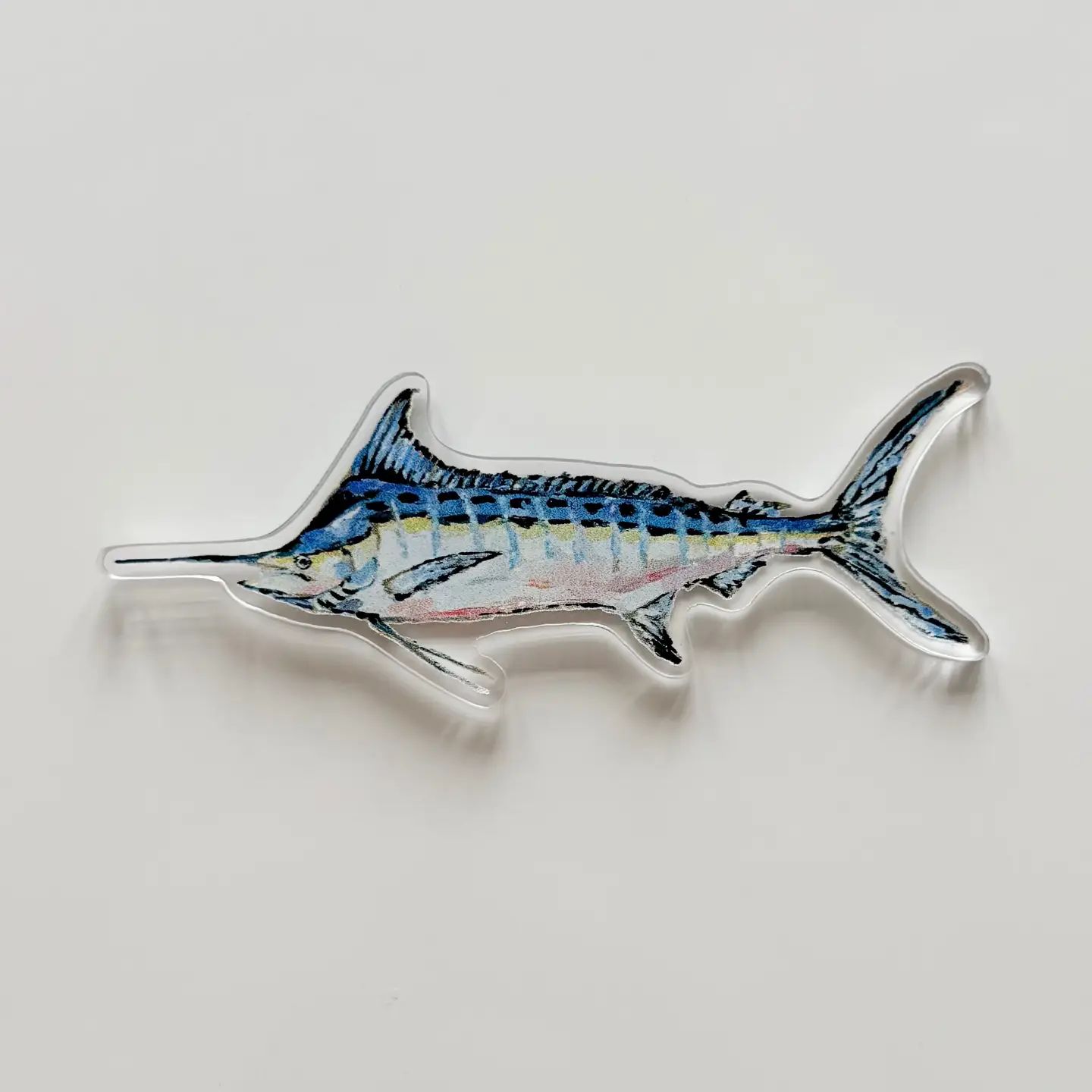 Blue Marlin Acrylic Magnet