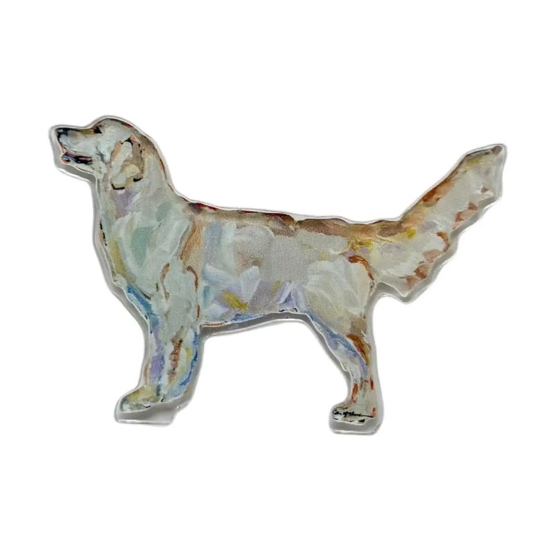Light Golden Retriever Magnet