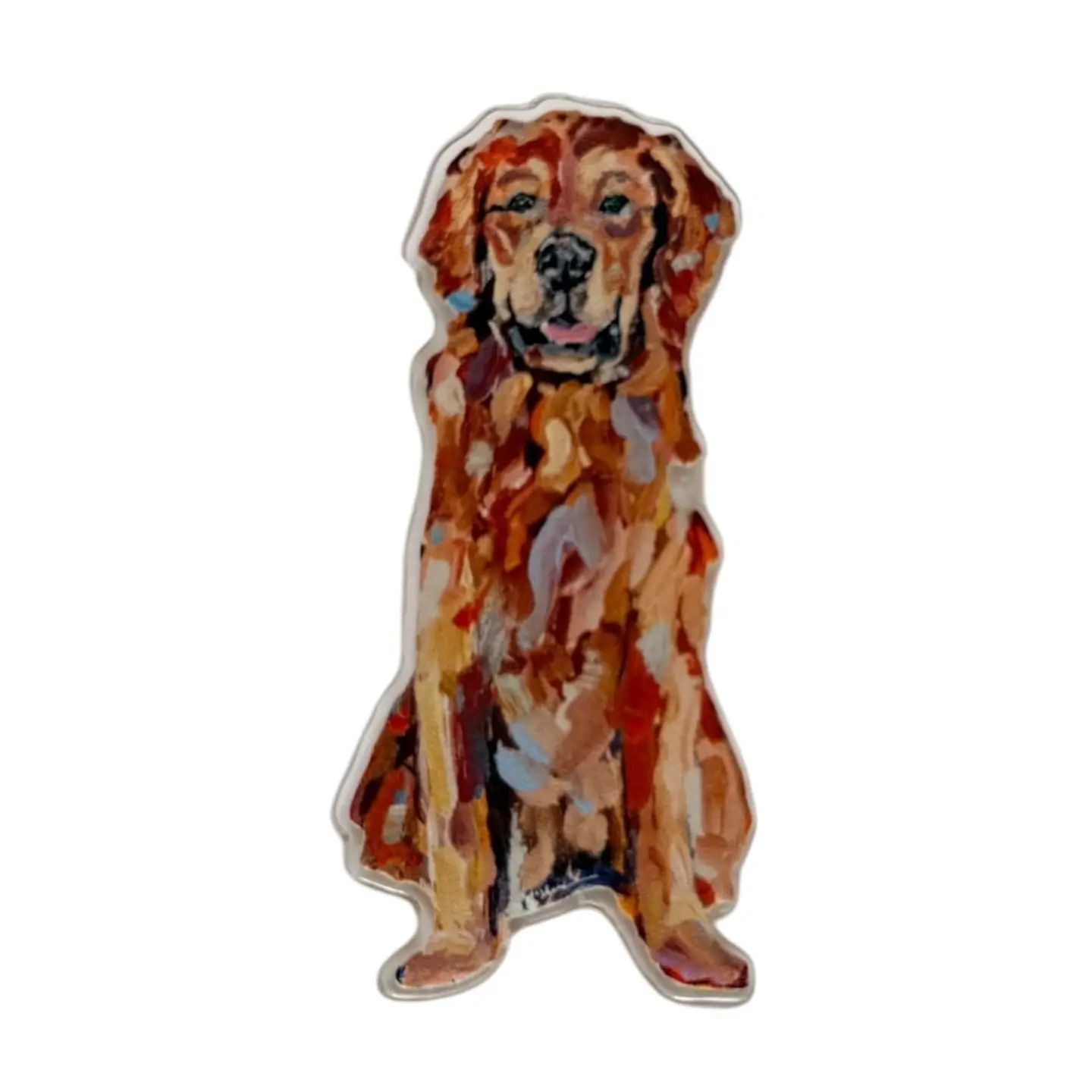 Red Golden Retriever Magnet
