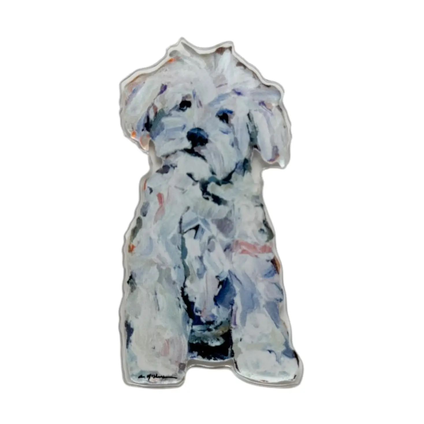 Maltipoo Acrylic Magnet