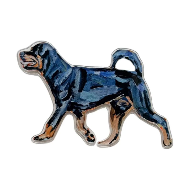 Rottweiler Acrylic Magnet