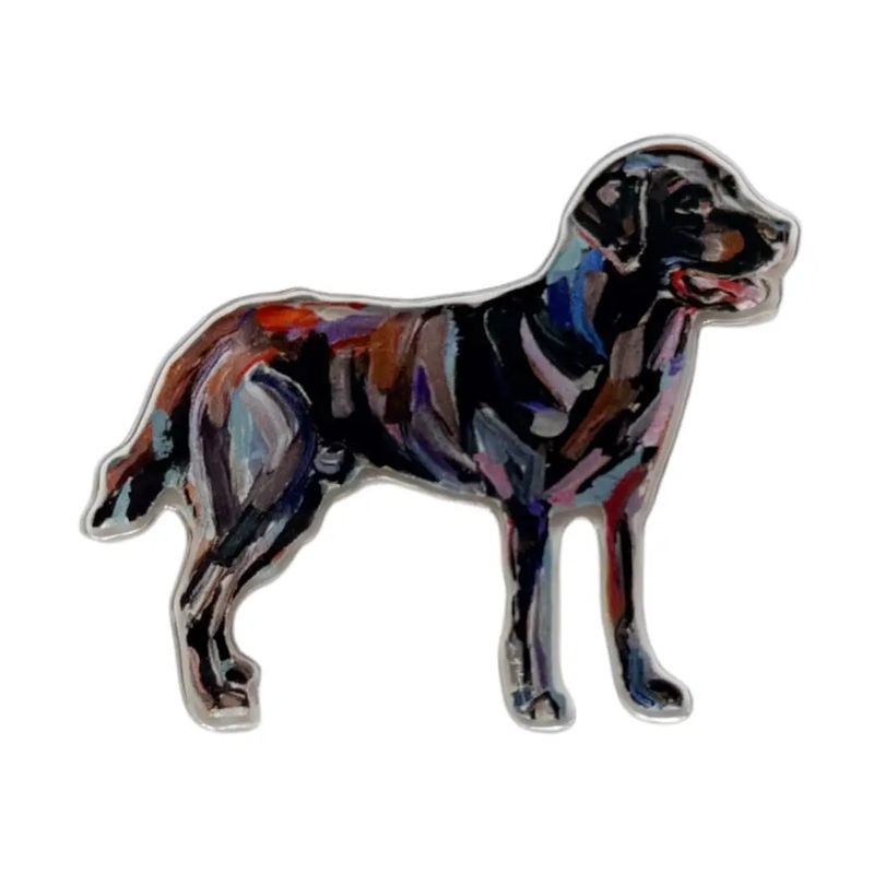 Chocolate Lab Acrylic Magnet