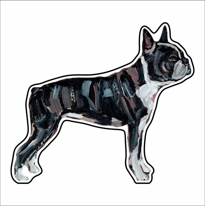 Boston Terrier Acrylic Magnet