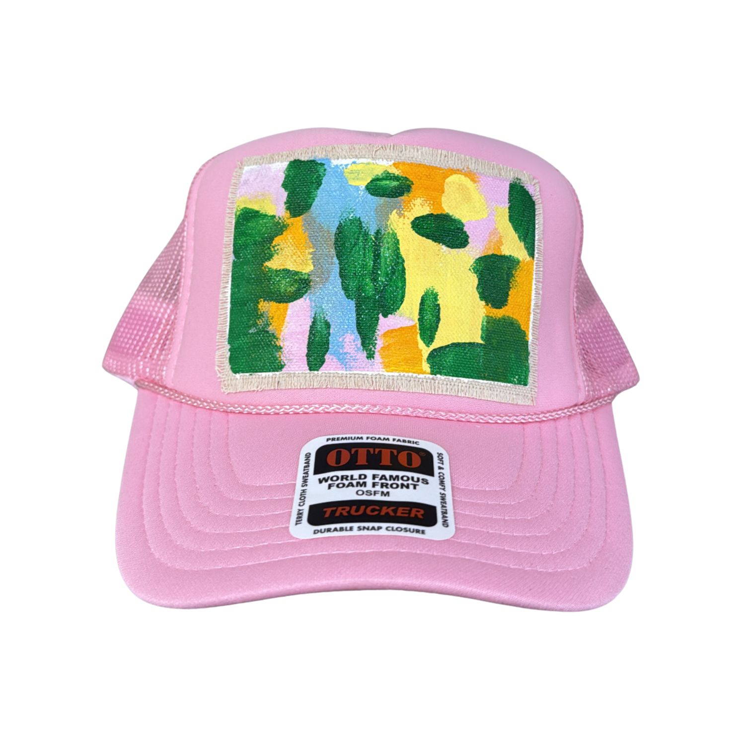 Pink Patch Trucker Hat