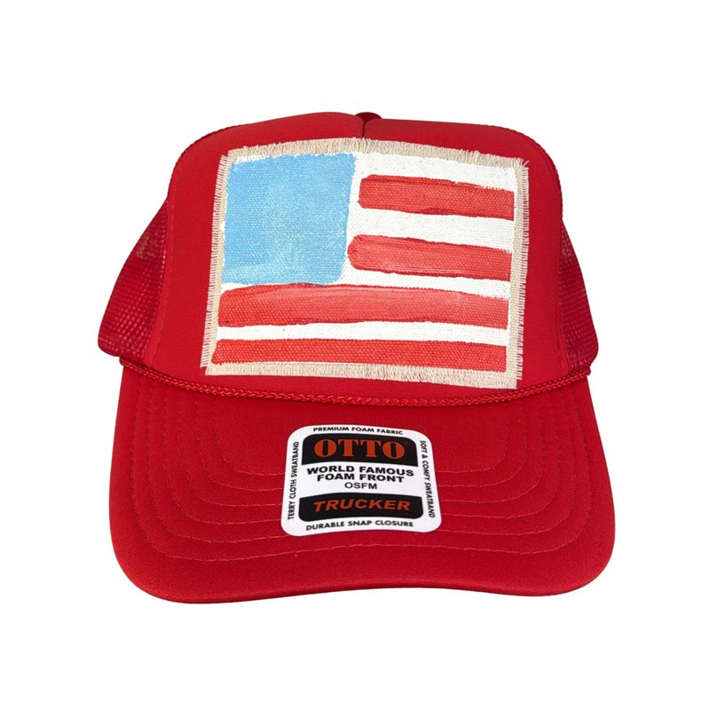 Painted Flag Trucker Hat
