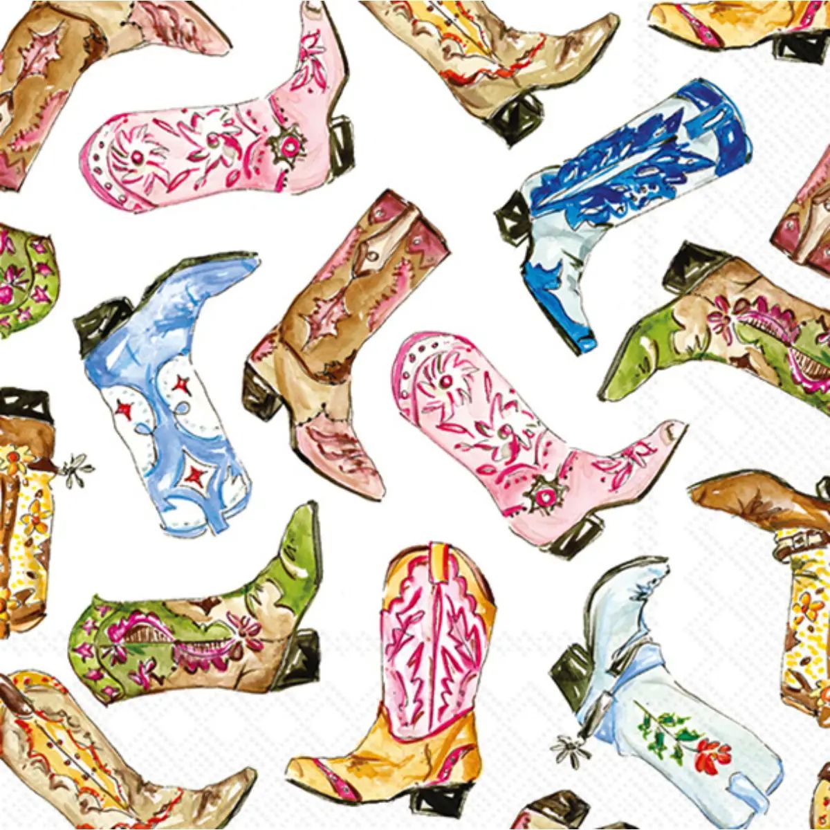 Cowboy Boots Cocktail Napkins